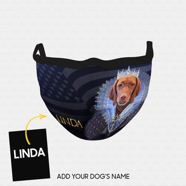 Personalized Dog Gift Idea - Royal Dog's Portrait 10 For Dog Lovers - Cloth Mask